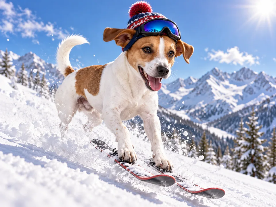 Louie in Off duty, January: The slope enthusiast
