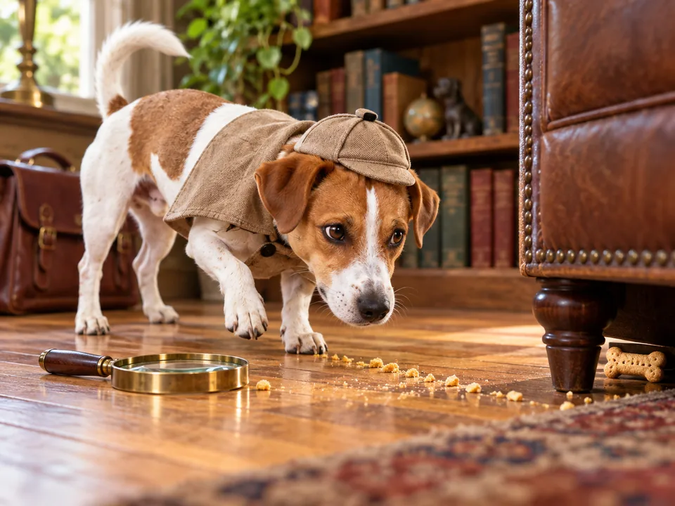 Louie in On the job, February: Detective: the biscuit trail